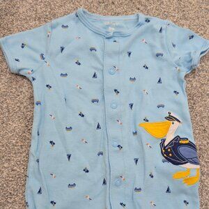 Carter's Blue One Piece with Pelican Design